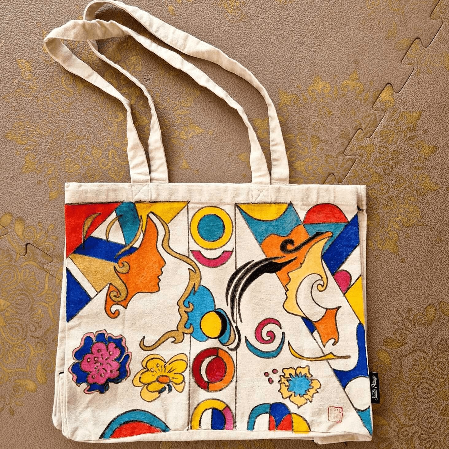 2024-05 Stofftasche mit abstraktem Motiv2_CS